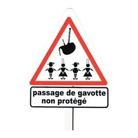 Passage de gavotte non protégé