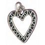 Pendentif coeur percé