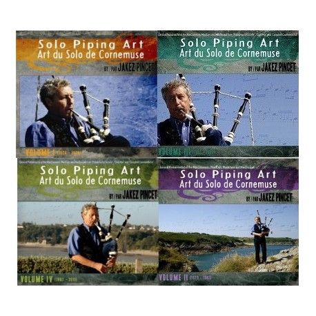 Jakez PINCET - Art du Solo de Cornemuse (Volume I, II, III & IV - 10 CD)