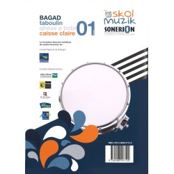 Caisse claire - Méthode de batterie