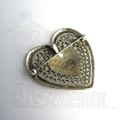 Broche / Pendentif cœur royale