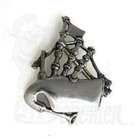 Broche / Pendentif cornemuse grande