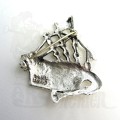 Broche / Pendentif cornemuse grande