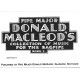 Pipe Major Donald MacLeod's