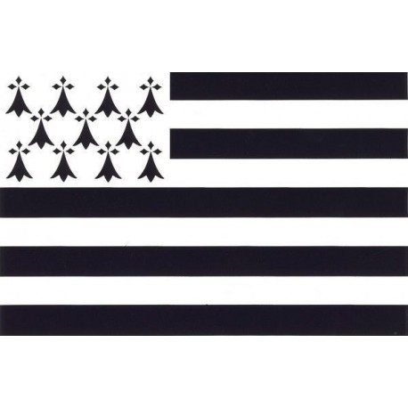 Drapeau - Breton - Polyester - 145 x 225 cm