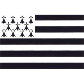 Drapeau - Breton - Polyester - 145 x 225 cm