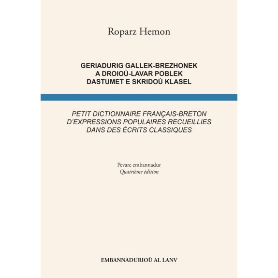 Geriadurig gallek-brezhonek a droioù-lavar poblek dastumet e skridoù klasel