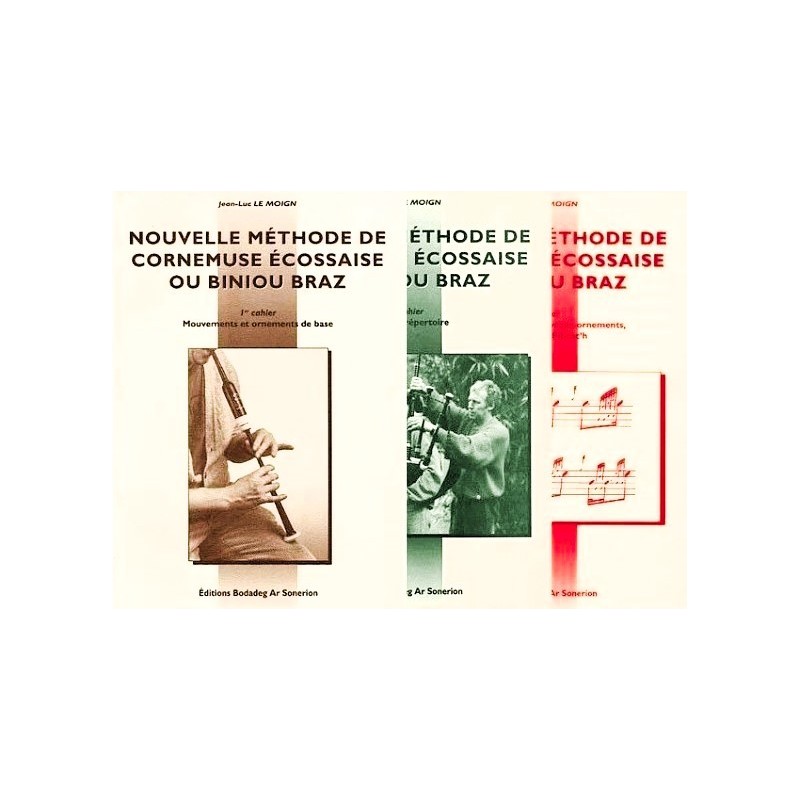 Méthode | Nouvelle méthode de cornemuse écossaise (3 volumes)