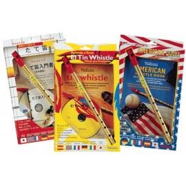 Pack tin whistle en Ré - Multi langues