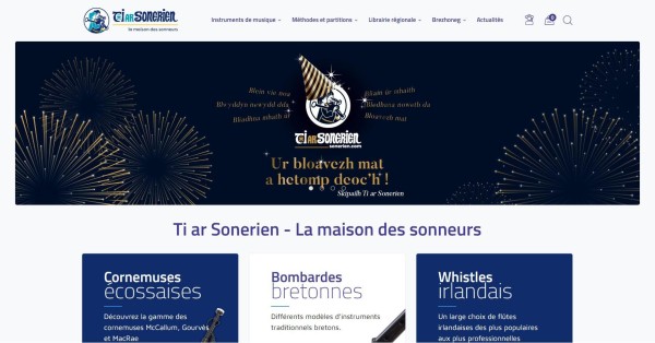Pour bien débuter 2026, TI AR SONERIEN a le plaisir de vous présenter son nouveau site Internet !